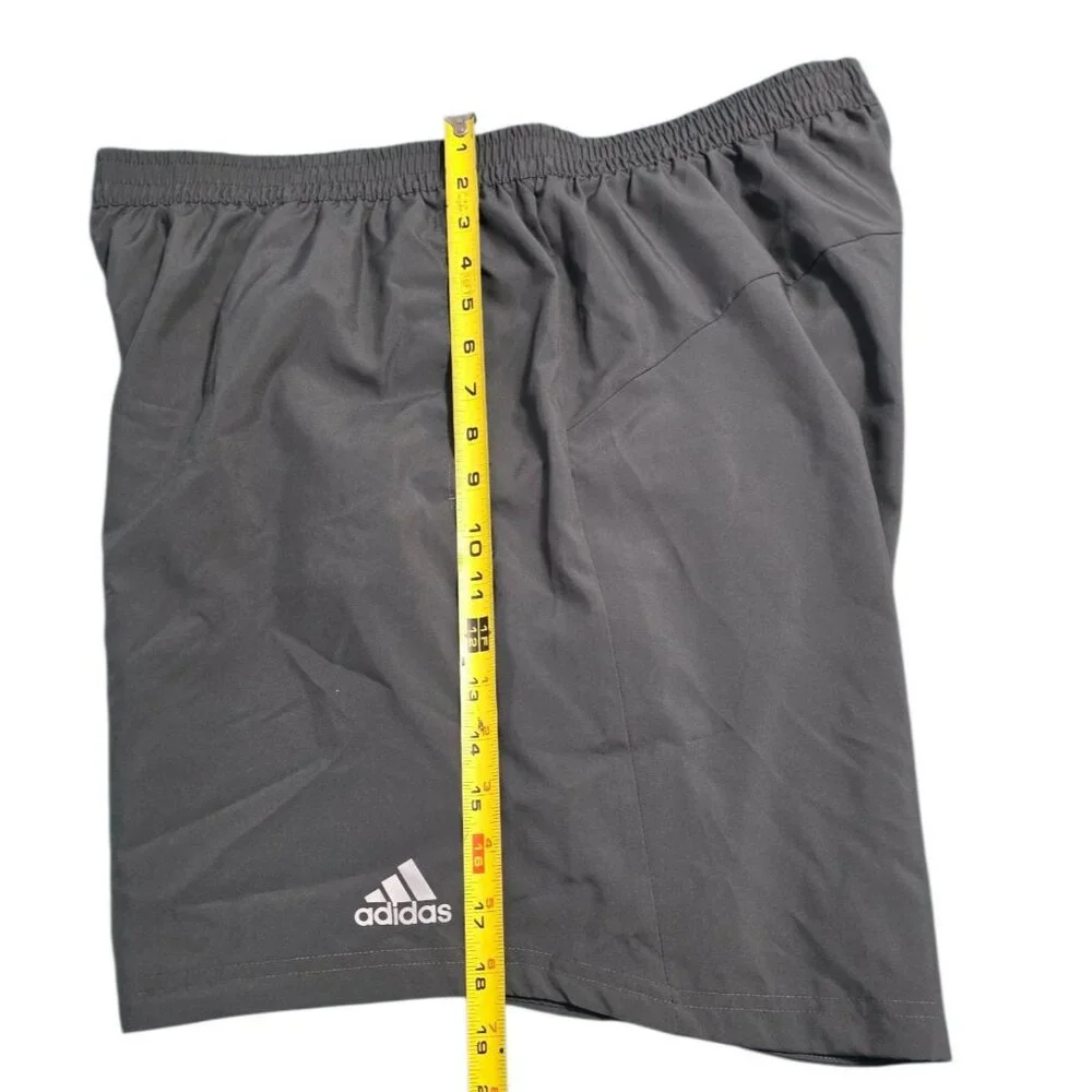 Adidas Aeroready Running Shorts Mens 2XL Liner Gray Lightweight Fitness Athletic - Picture 9 of 10